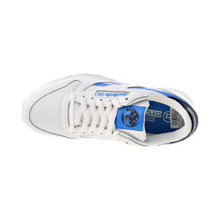 personalizado montar Esperar Reebok Classic Leather Men's Shoes White-Horizon Blue-Vector Navy fx2284  (8.5 M US)