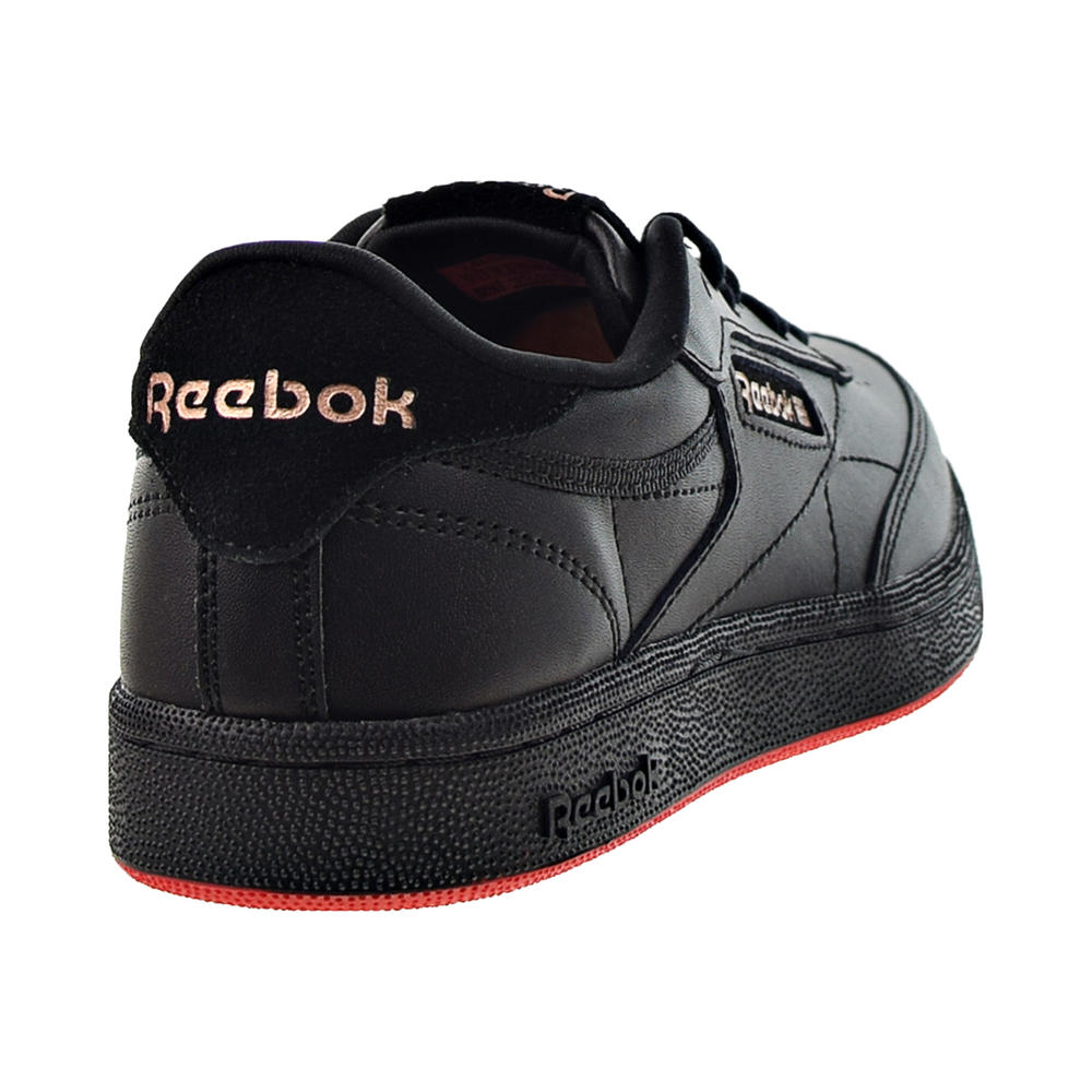 Reebok Cardi B Coated Club C Big Kids' Shoes Core Black-Vector Red-Rose Gold h03317