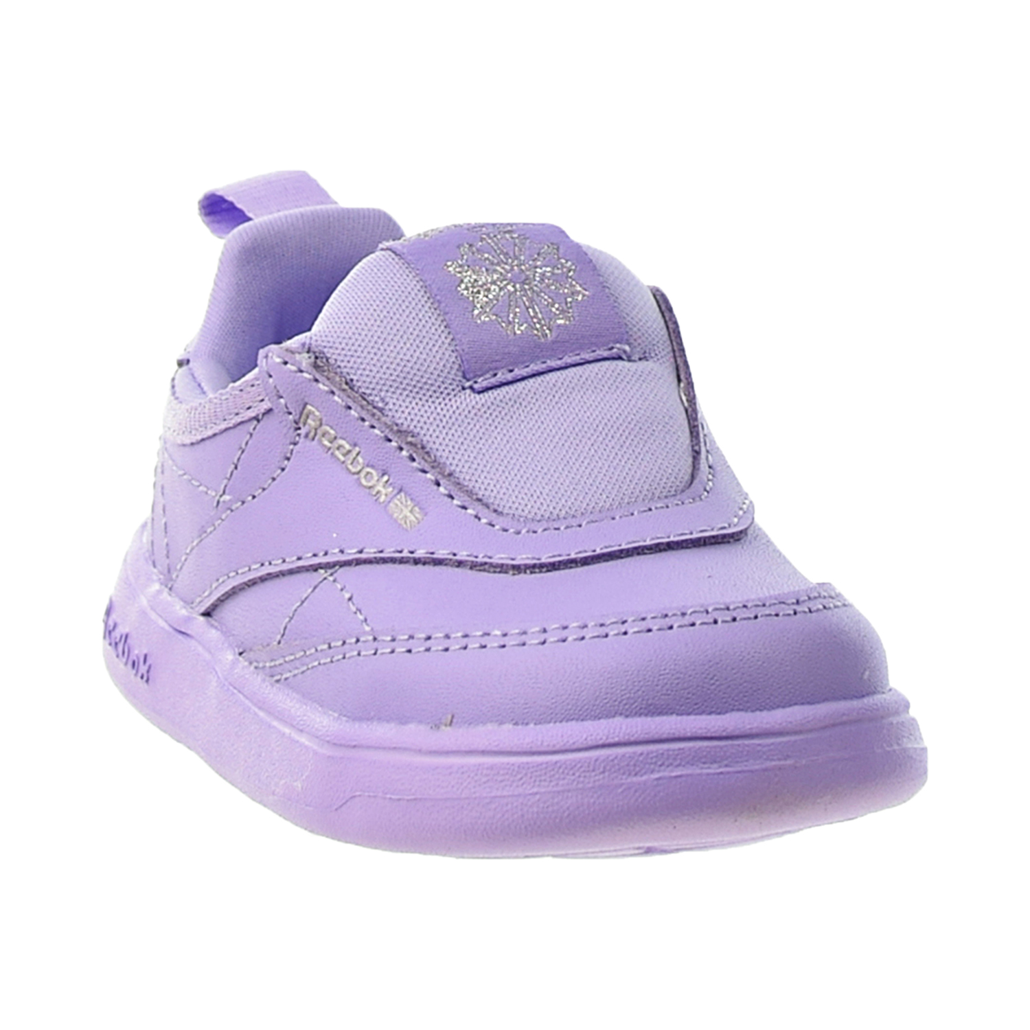 Reebok Cardi B Coated Club C Slip On Toddlers Shoes Crisp Purple Quartz Met H03320 Reebok Cardi B Coated Club C Slip On Toddlers Shoes Crisp Purple Quartz Met H03320