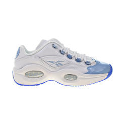 Reebok Question Low "Fluid Blue" Patent Big Kids' Shoes White-Blue-Ice fy2345
