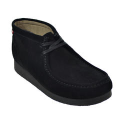 Clarks Stinson Hi Men's Shoes Black Suede 63368