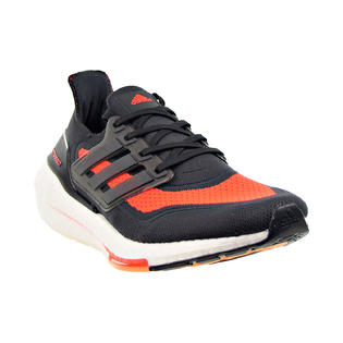 Adidas Ultraboost 21 Men S Running Shoes Carbon Core Black Solar Red Fz2559 Adidas Ultraboost 21 Men S Running Shoes Carbon Core Black Solar Red Fz2559