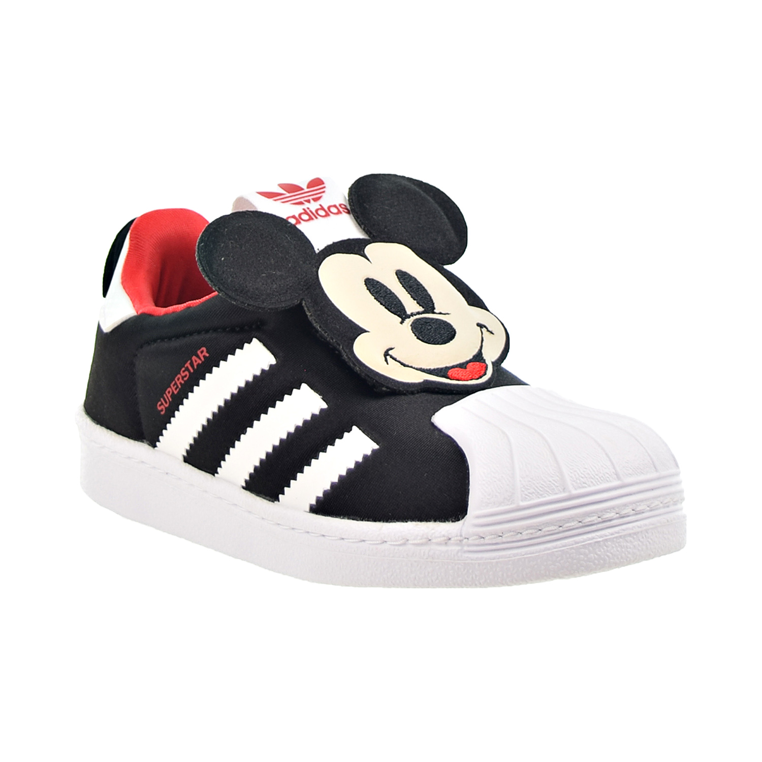 heb vertrouwen reputatie creatief Adidas X Disney Superstar 360 C "Mickey Mouse" Little Kids Shoes  Black-White-Red q46299