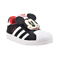 Adidas X Disney Superstar 360 C "Mickey Mouse" Little Kids Shoes Black-White-Red q46299