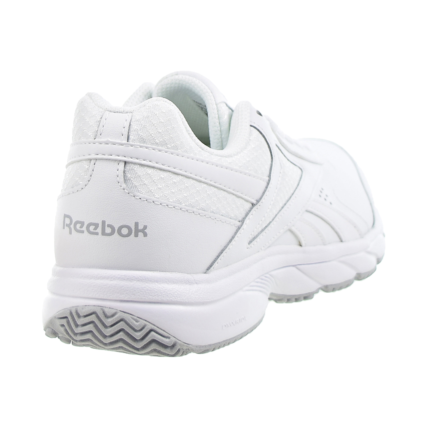 Reebok Work N Cushion 4.0 Men's Shoes Oil Resistant White-Cold Grey 2 fu7354 (7 M US)