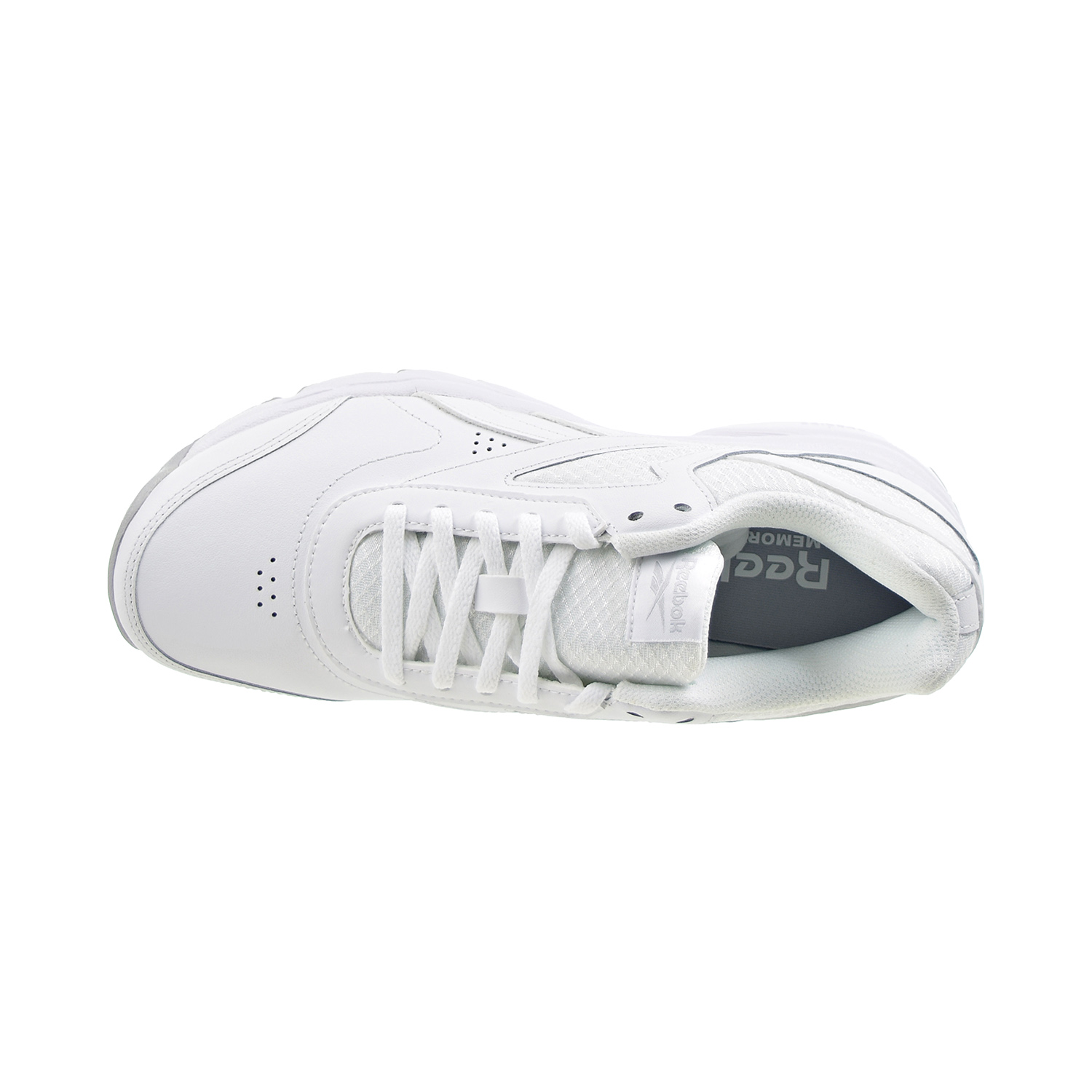 Reebok Work N Cushion 4.0 Men's Shoes Oil Resistant White-Cold Grey 2 fu7354 (7 M US)