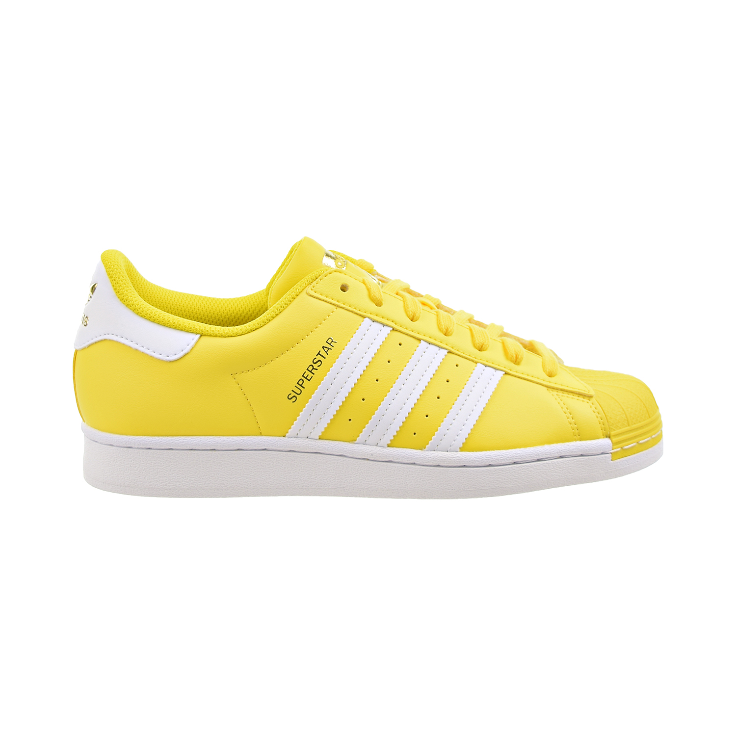 New Men\'s Yellow Adidas Superstar Athletic Fashionable Sneakers/Shoes adidas Originals Superstar 2 JQ4727 Core Black Crew Yellow  main image 3