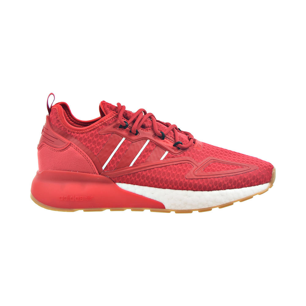 Adidas ZX 2K Boost Men's Shoes Scarlet-Cloud White-Gum gy5806