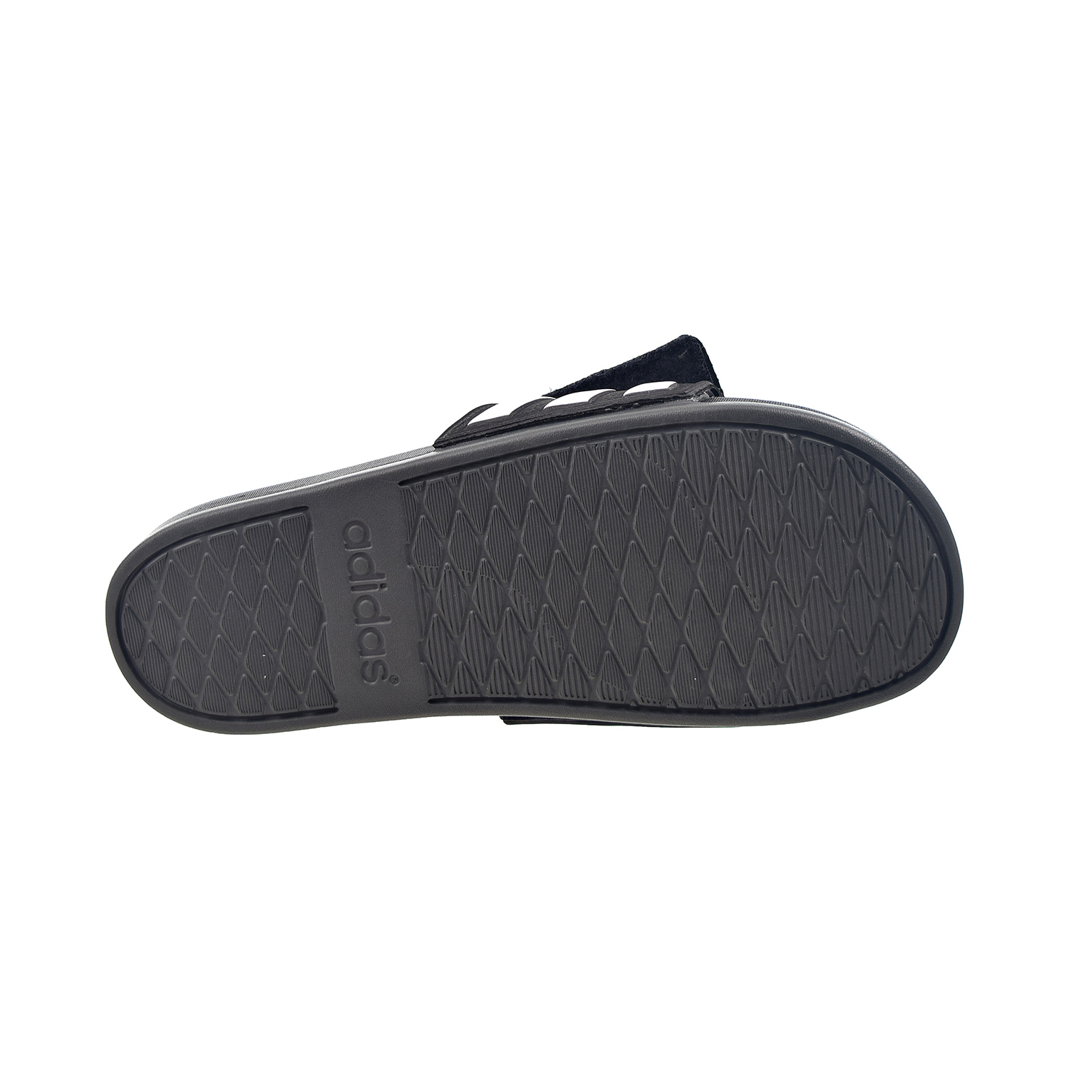 Adidas Adilette Comfort Adjustable Men's Slides Core Black-Cloud White ...