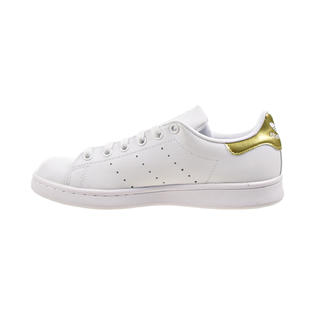 patrocinador Botánica Reembolso Adidas Stan Smith Women's Shoes Cloud White-Gold Metallic g58184