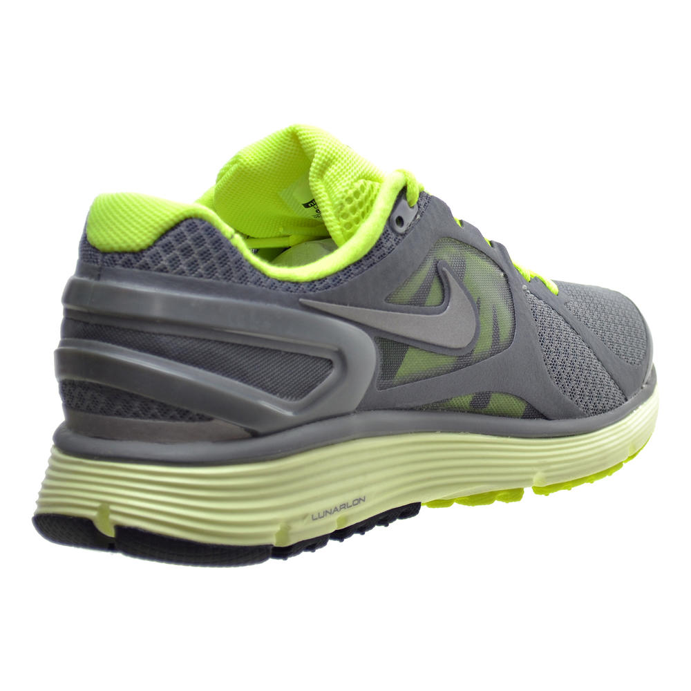 Nike Lunar Eclipse +2 Women's Shoes Cool Grey/Silver/Volt 487974-002 (5 B(M) US)