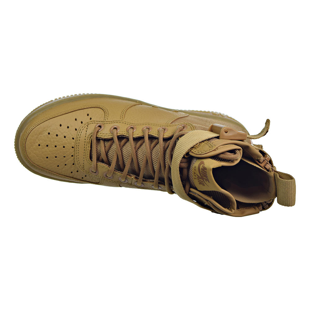 Nike SF Air Force1 Womens Sneakers Elemental Gold/ Elemental Gold or Fondamental aa3966-700 (10 D(M) US)