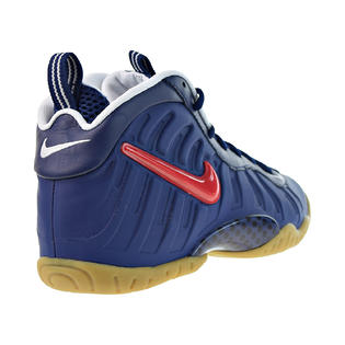 Nike Air Foamposite Pro Big Kids' Shoes Blue Void-University Red