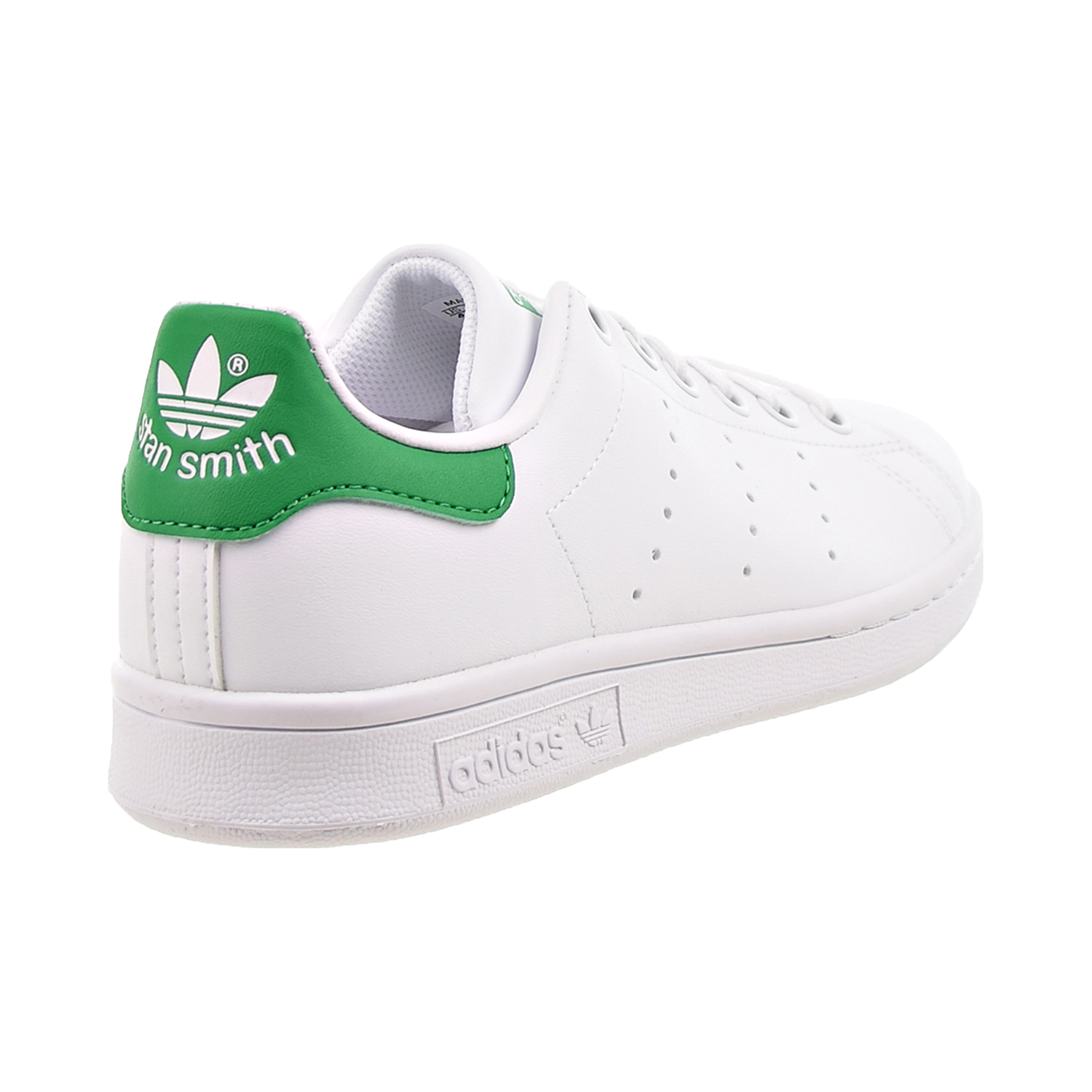 Adidas Stan Smith J Big Kids' Shoes Cloud White-Green fx7519