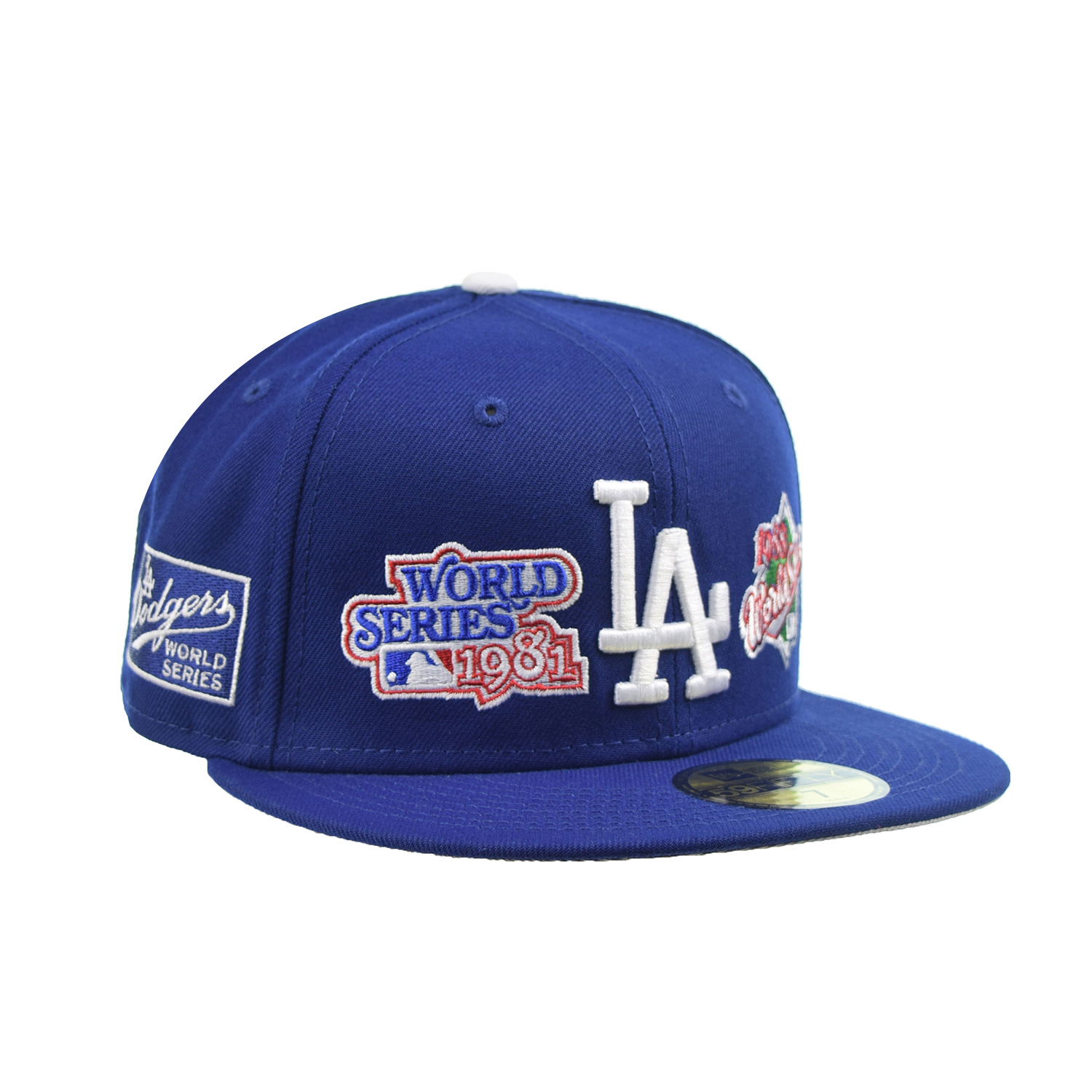 New Era Los Angeles Dodgers Mlb World Champs Patch 59fifty Fitted Men S Hat Blue Size 7 5 8 New Era Los Angeles Dodgers Mlb World Champs Patch 59fifty Fitted Men S Hat Blue Size 7 5 8