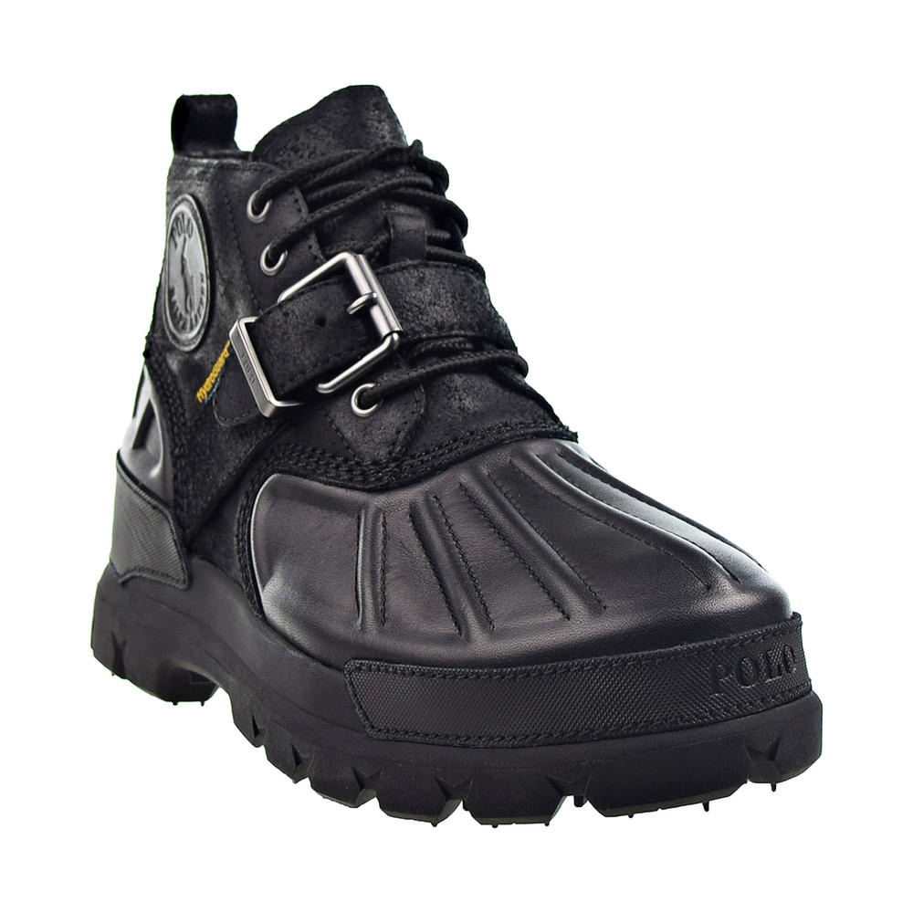 Polo Ralph Lauren Oslo Low Men's Waterproof Boots Leather/Nubuck Black 812845237-001