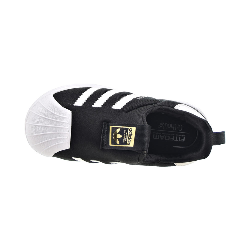 Adidas Superstar 360 Toddlers Shoes Core Black-Cloud White-Gold Metallic gx3233