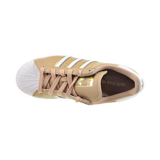 Adidas Superstar Women's Shoes Cloud White-Pale Nude-Gold Metallic gz3454 Adidas Superstar Women's Shoes Cloud White-Pale Nude-Gold Metallic gz3454