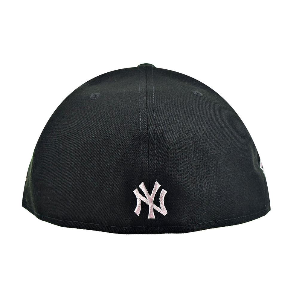 New Era New York Yankees World Series Drip 59Fifty Fitted Hat Black-Pink Bottom 60185483 (Size 7 5/8)