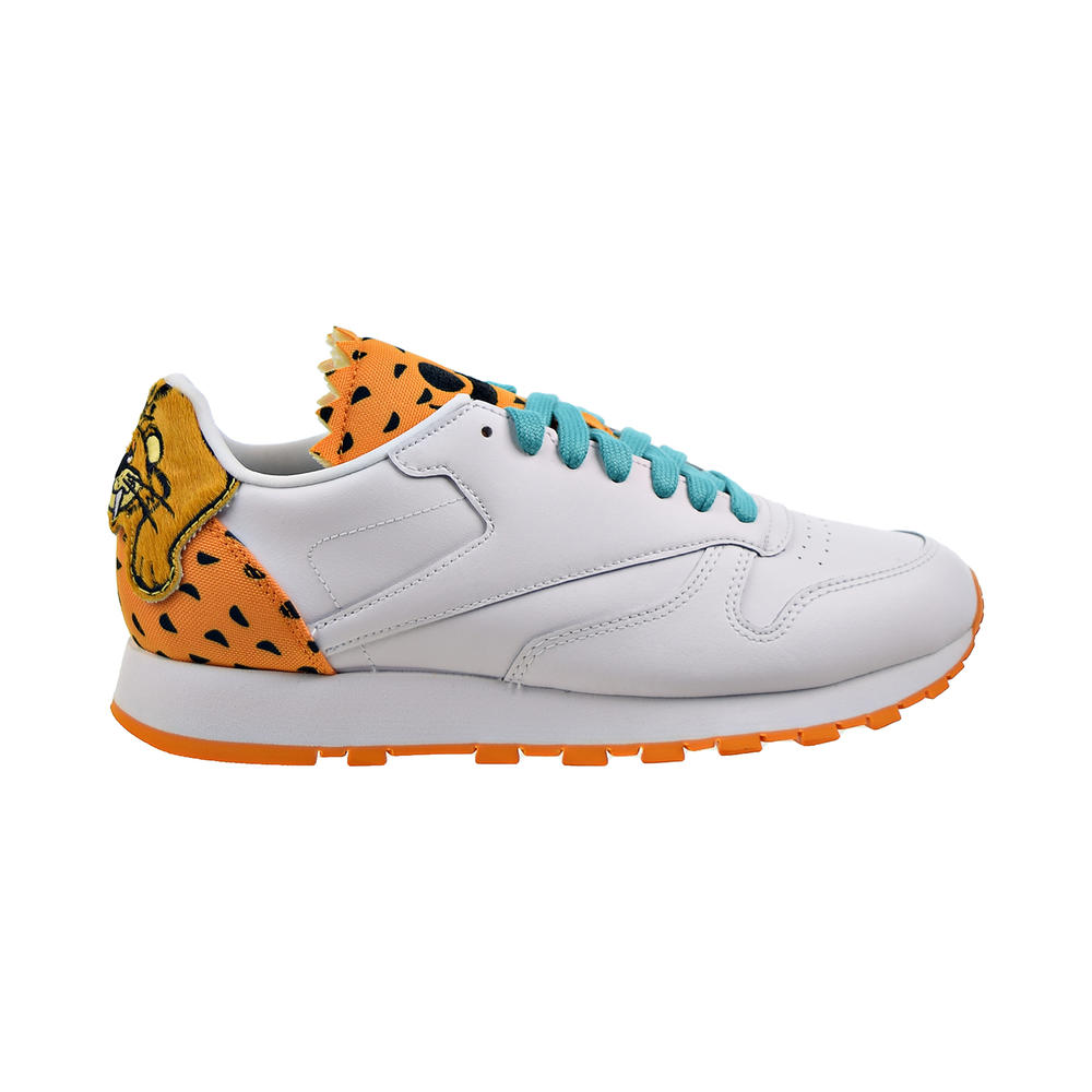 Reebok The Jetsons Meet The Flinstones Classic Leather Men's Shoes White-Orange gy3984