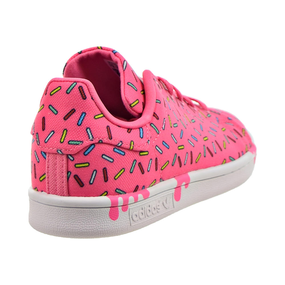 Adidas X The Simpsons Stan Smith "Doughnut" Little Kids' Shoes Pink-White gw8162