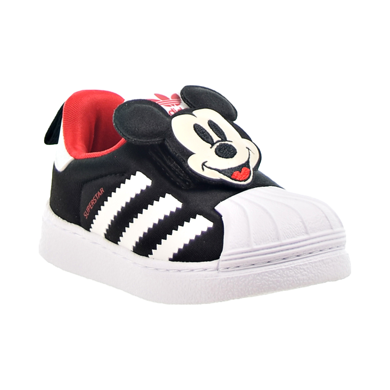 sudden Founder Badly Adidas X Disney Superstar 360 I "Mickey Mouse" Toddlers' Shoes  Black-White-Red q46305