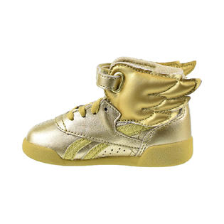 verkouden worden Haarzelf functie Reebok Freestyle Hi Toddlers Shoes Gold Metallic-Excellent Red fw4678