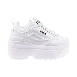 Fila Disruptor II Wedge Women's Shoes White-Navy-Red 5fm00704-125