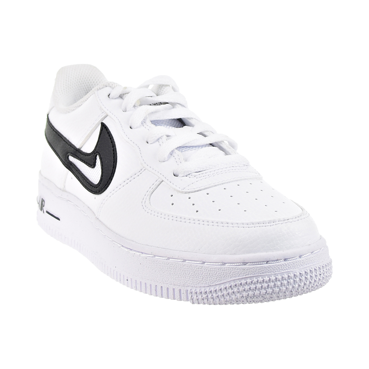 Nike Air Force GS 1 Sl Big Kids' Shoes White/Black dr7889-100