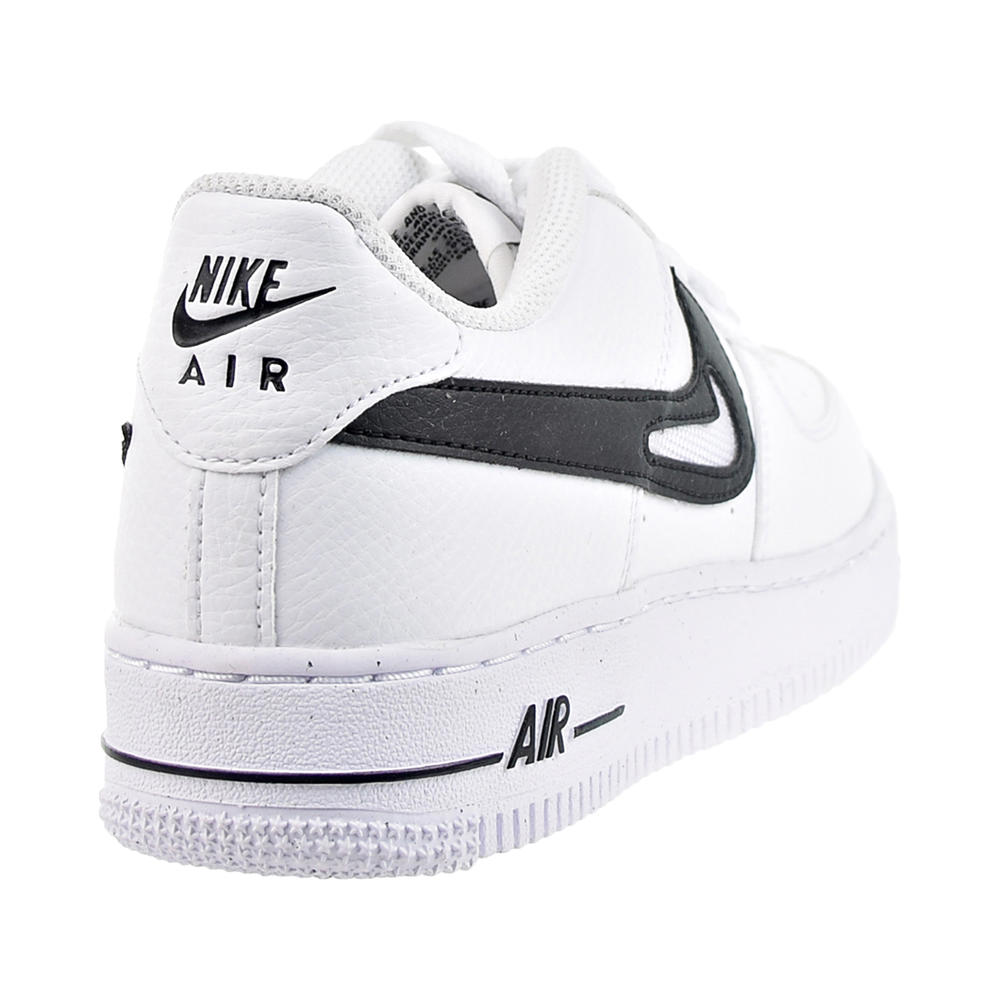 Nike Air Force GS 1 Sl Big Kids' Shoes White/Black dr7889-100