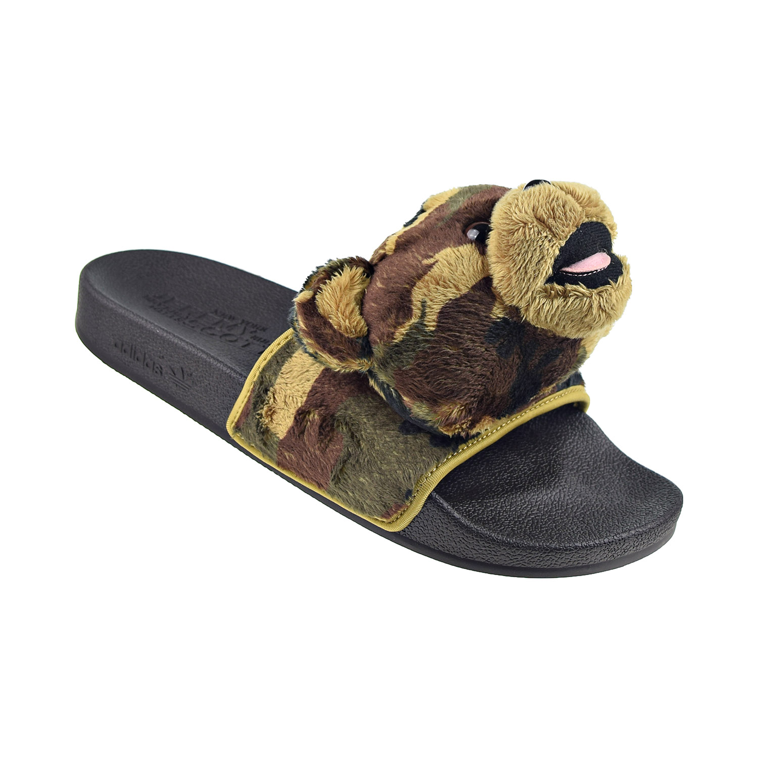 adilette teddy slides