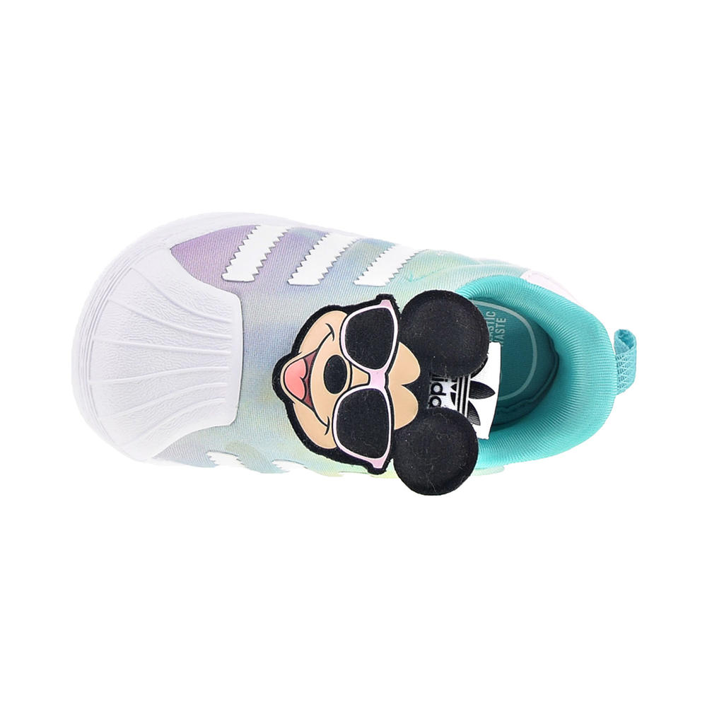 Adidas Disney Superstar 360 I Mickey Toddler's Shoes Semi Mint Rush/Black/White gy9151