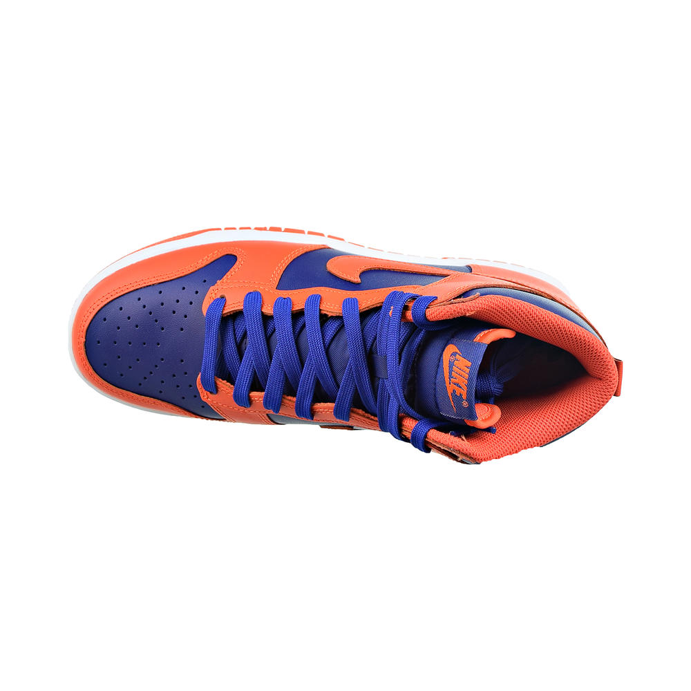 Nike Dunk High Retro Men's Shoes Orange-Deep Royal dd1399-800