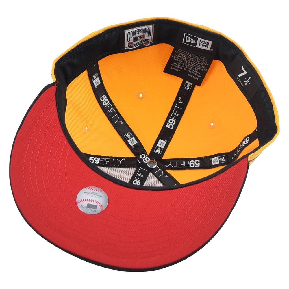 New Era Pittsburgh Pirates ASG 1959 59Fifty Men's Fitted Hat Yellow-Red 70582062 (Size 7 1/4)