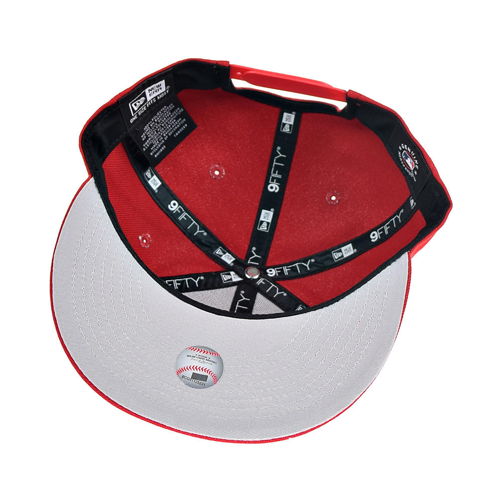 New Era Los Angeles Dodgers 9Fifty Men's Snapback Hat Scarlet Red 60166470