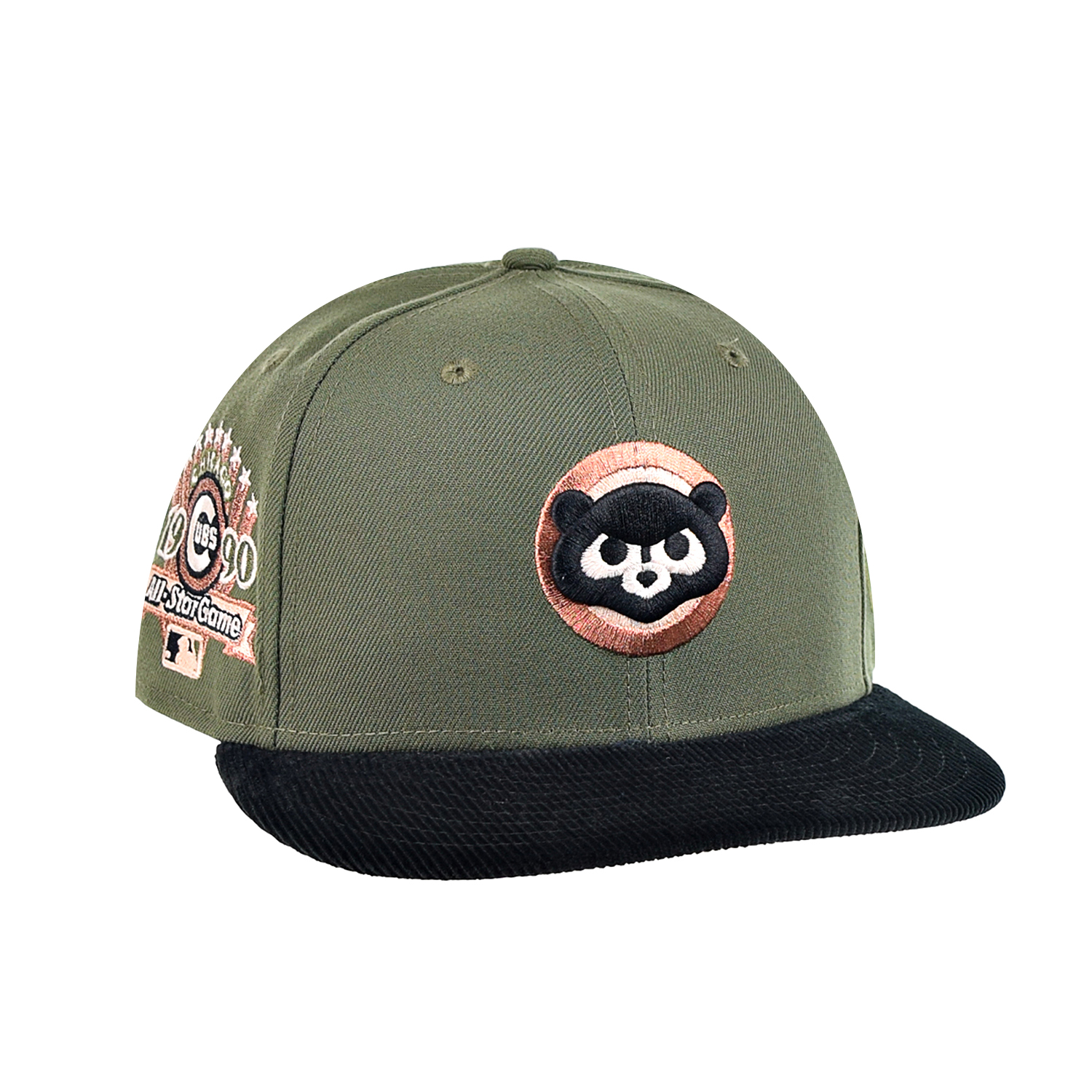 New Era Chicago Cubs ASG 59Fifty Men's Fitted Hat New Olive-Peach 70676920