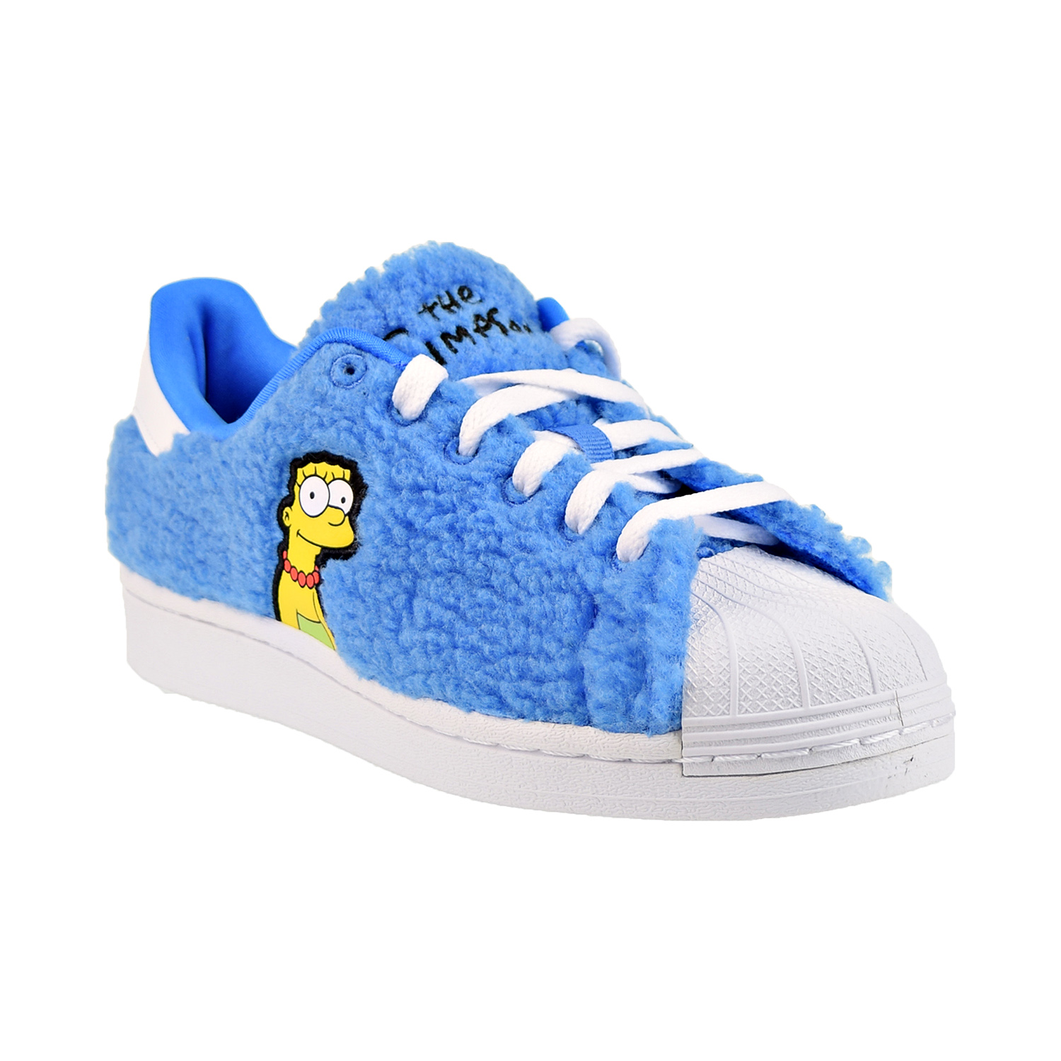 Adidas x The Simpsons Superstar "Marge" Big Kids' Shoes Blue-White gz1774