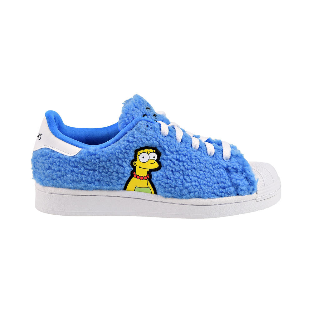 Adidas x The Simpsons Superstar "Marge" Big Kids' Shoes Blue-White gz1774