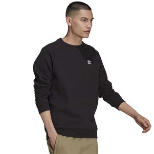 Adidas Adicolor Essentials Trefoil Crewneck Men\'s Sweatshirt Black h34645