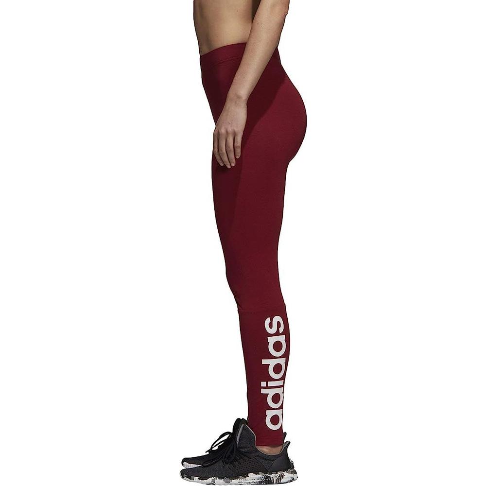 Adidas Sportswear Essentials High-Waisted Logo Women's Legging Red cz5742
