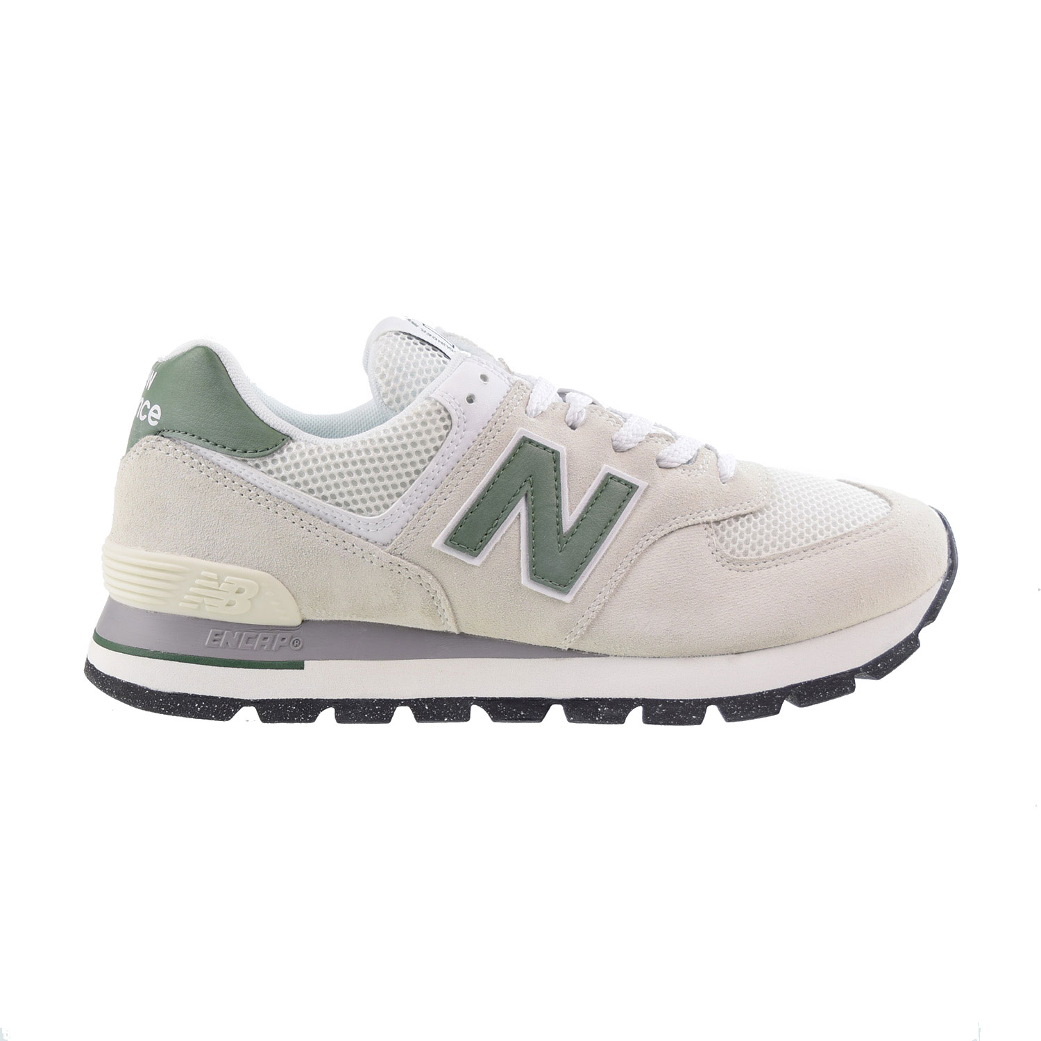 New Balance 574 Men's Shoes White-Green ml574-dug