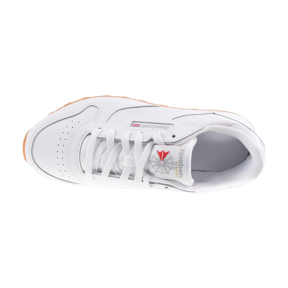 Reebok Classic Leather Big Kids' Shoes Footwear White-Rubber Gum gz6098