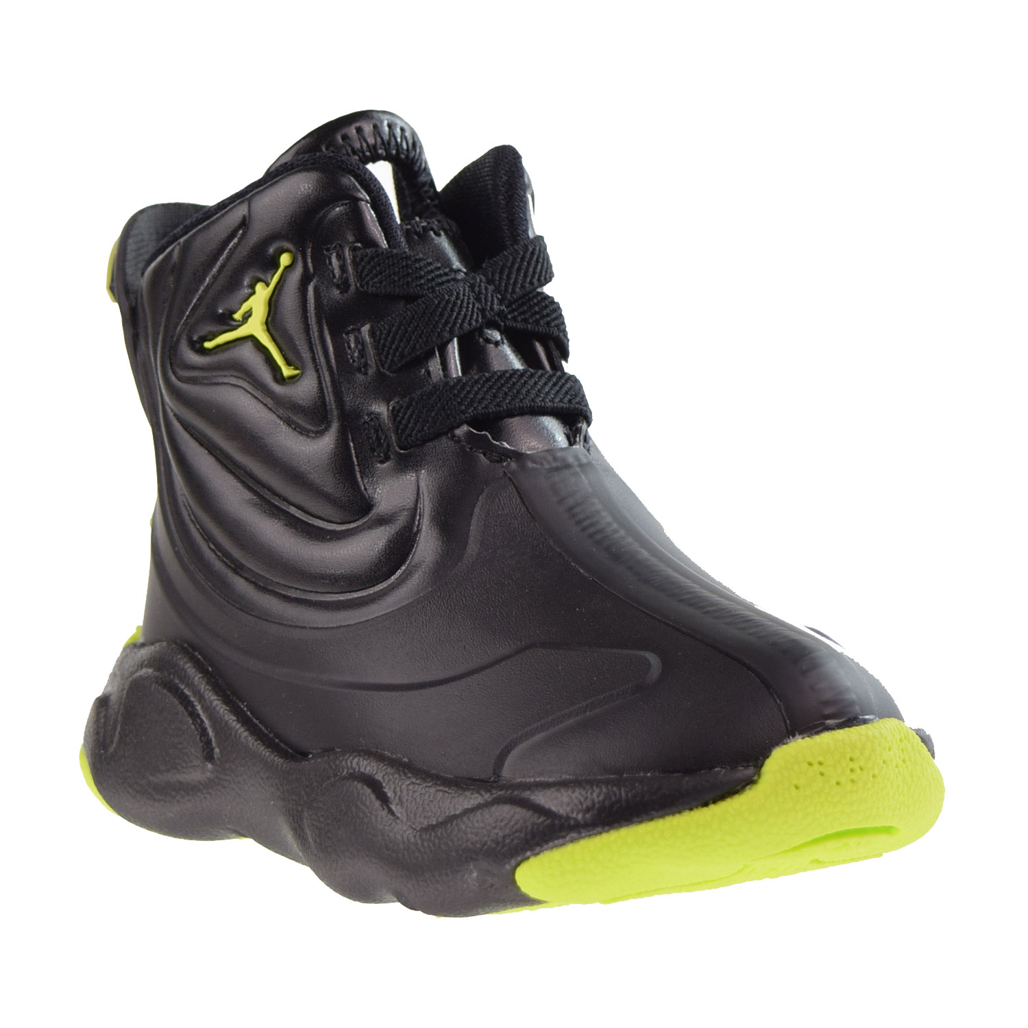 Michael Jordan Jordan Drip 23 Toddler Rain Boots Black-Atomic Green   ct5799-001