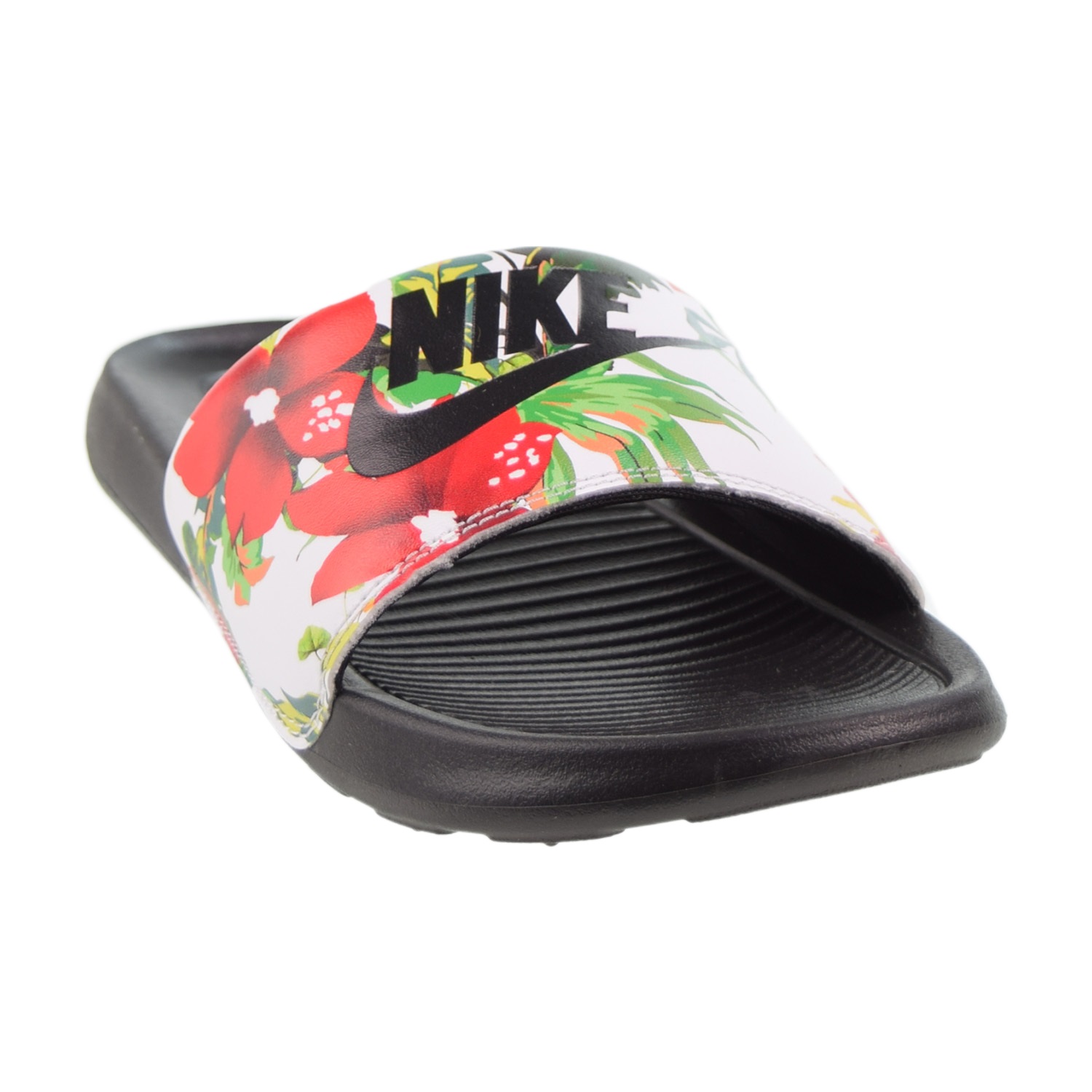 Nike Victori One Print Women's Slides Black-Siren Red cn9676-102