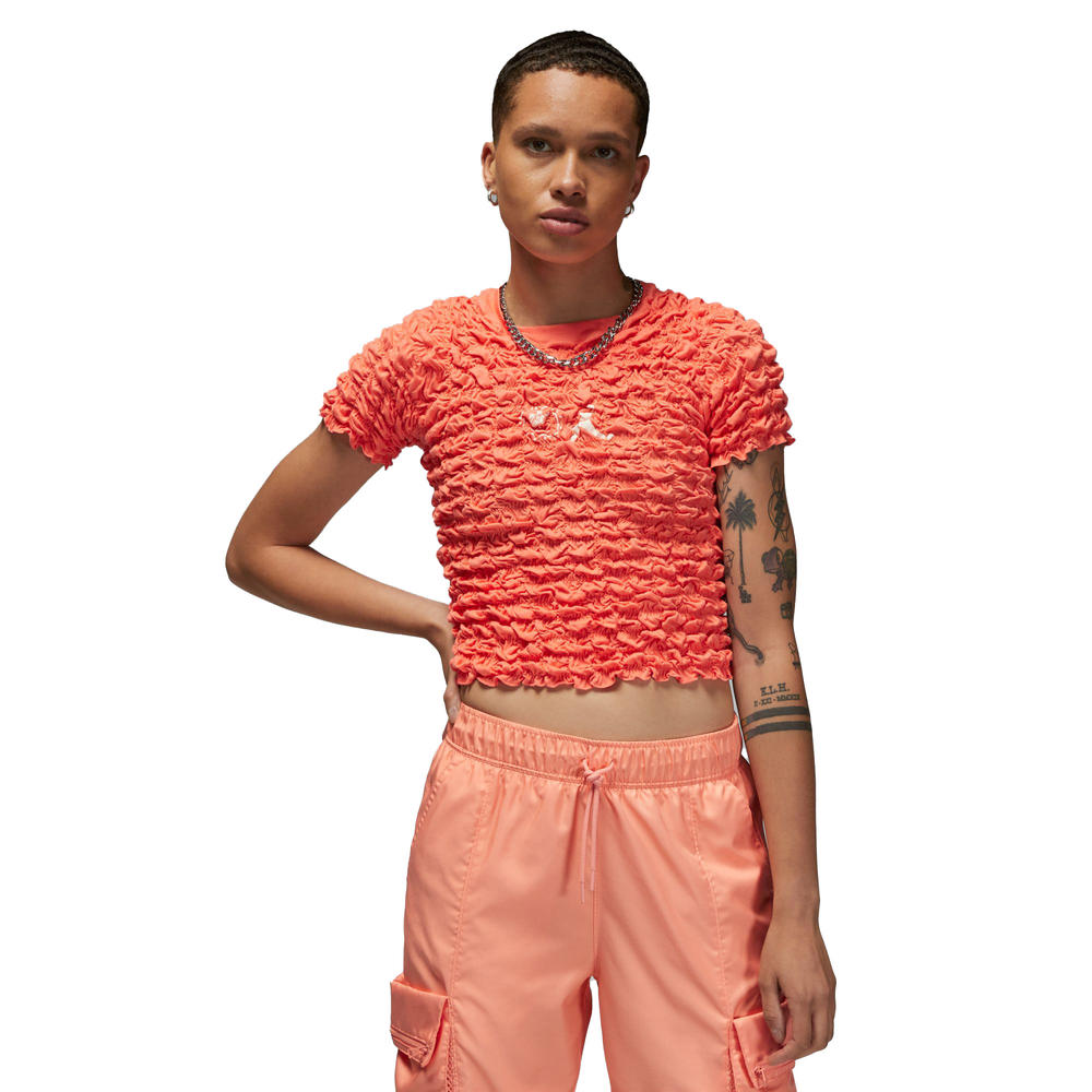 Michael Jordan Jordan x Bephies Beauty Supply Women's Scrunchie T-Shirt Red dr1893-680