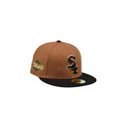 New Era Chicago White Sox World Series 59Fifty Men's Fitted Hat Brown-Black 70818147 (Size 7 1/4)