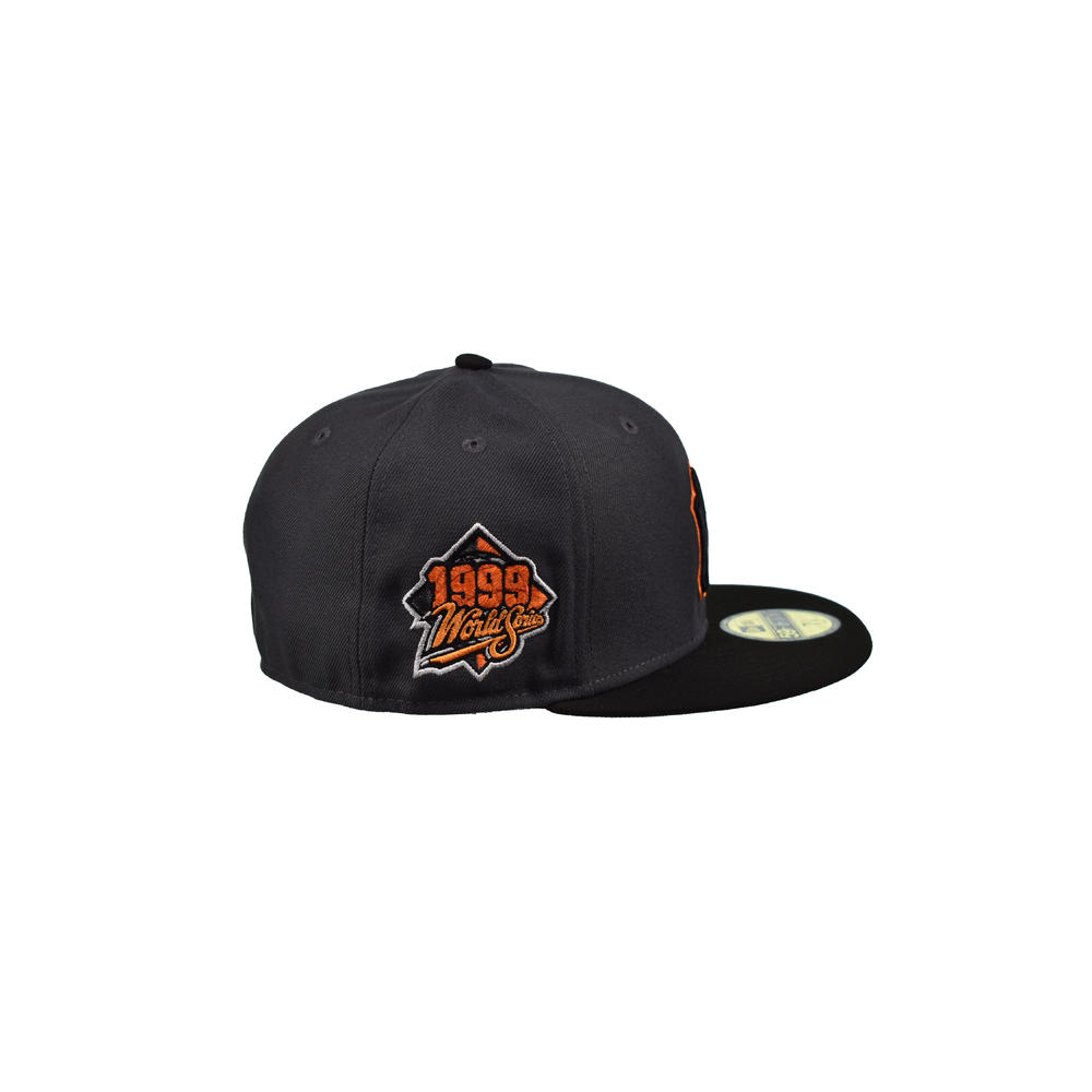 New Era MLB New York Yankees World Series 59Fifty Men's Fitted Hat Black-Orange 70799449 (Size 7 5/8)