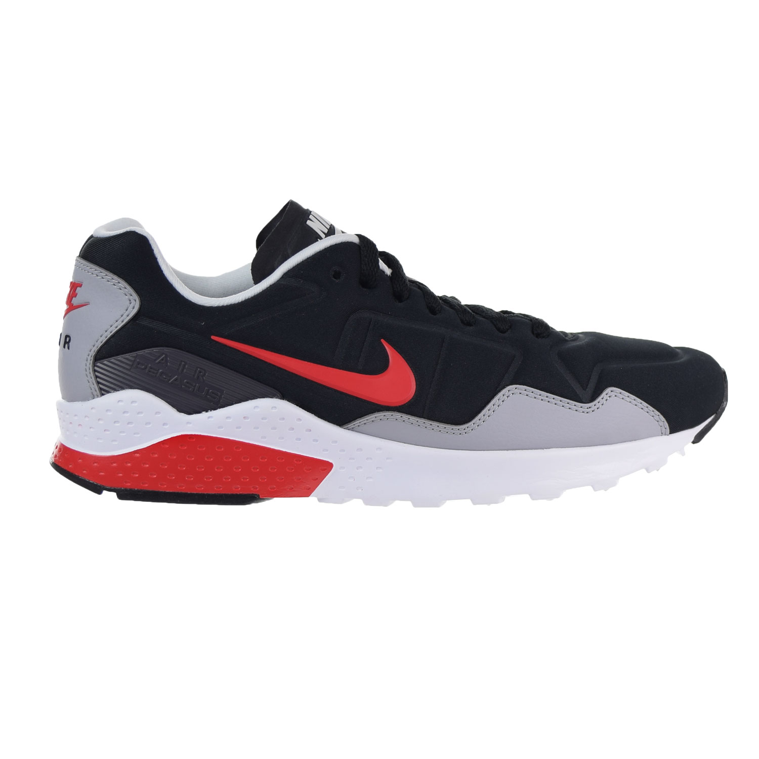 Nike Pegasus 92 Men's Shoes Black/Wolf Grey/Atom Red 844652-004 (8.5 D(M)