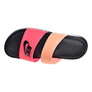 Nike Benassi Duo Ultra Slide Women's Sandals Racer Pink/Sunset Glow/Black 819717-602 (8 B(M) US)