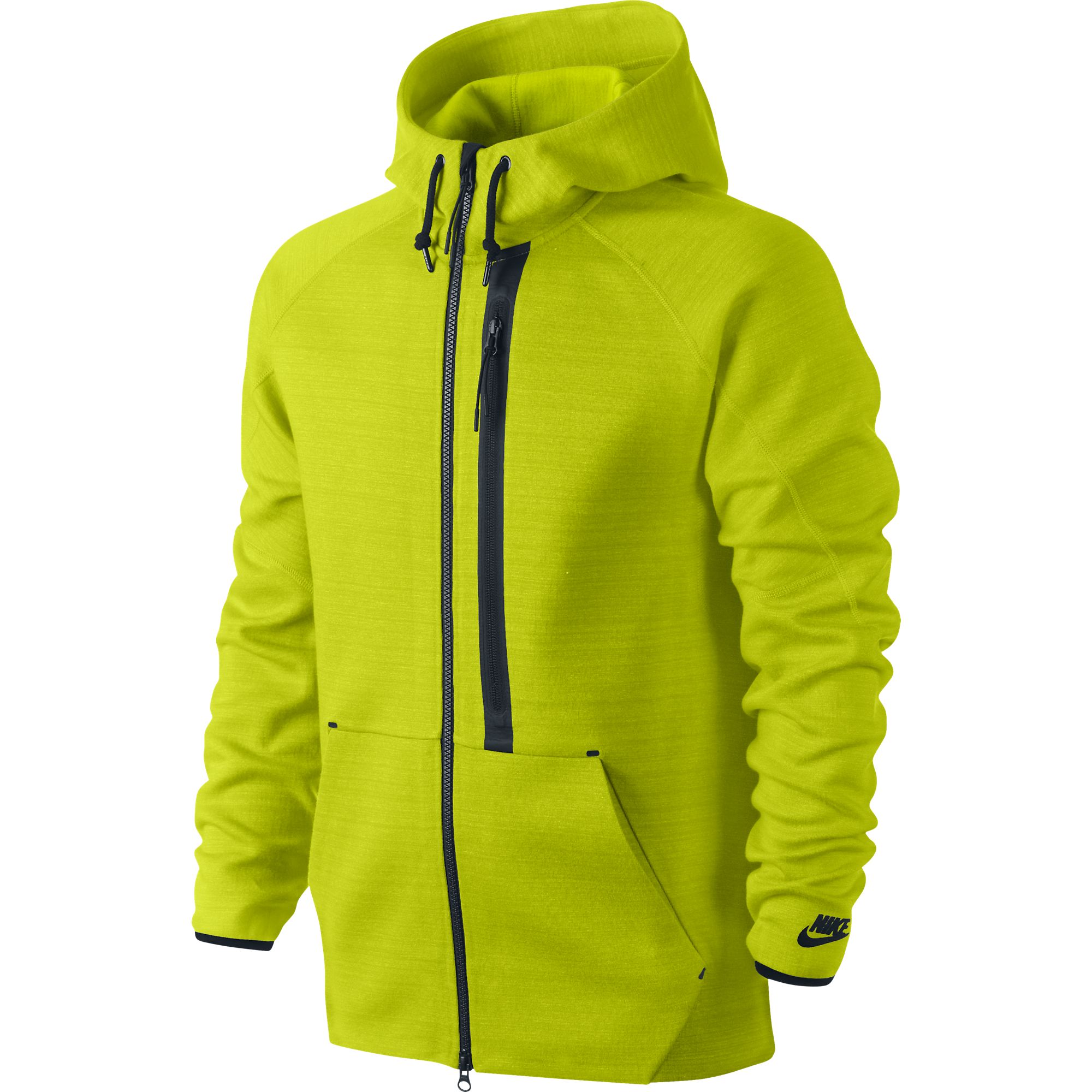 Nike Tech Super 1MM Full-Zip Men's Hoodie Neon Green 585196-376